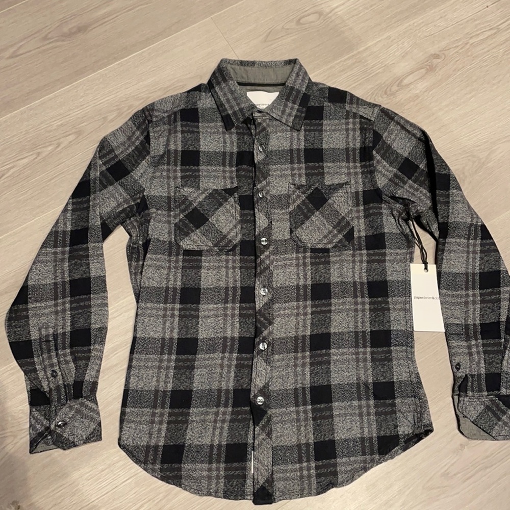 Paper denim & cloth Plaid Top
